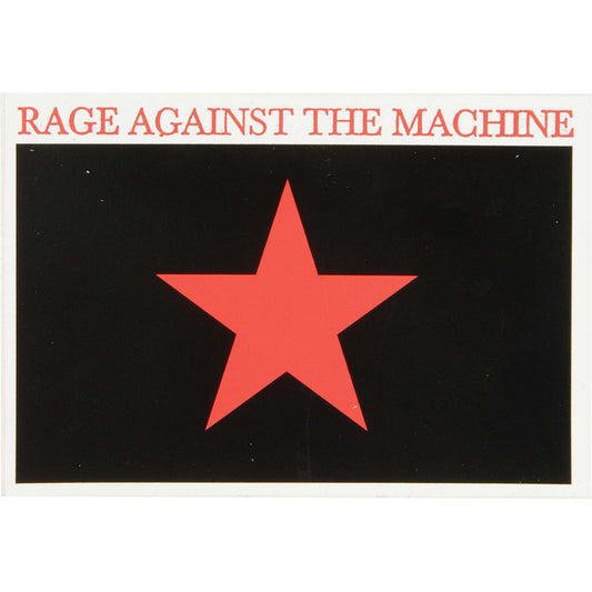 Rage Against The Machine Star Sticker