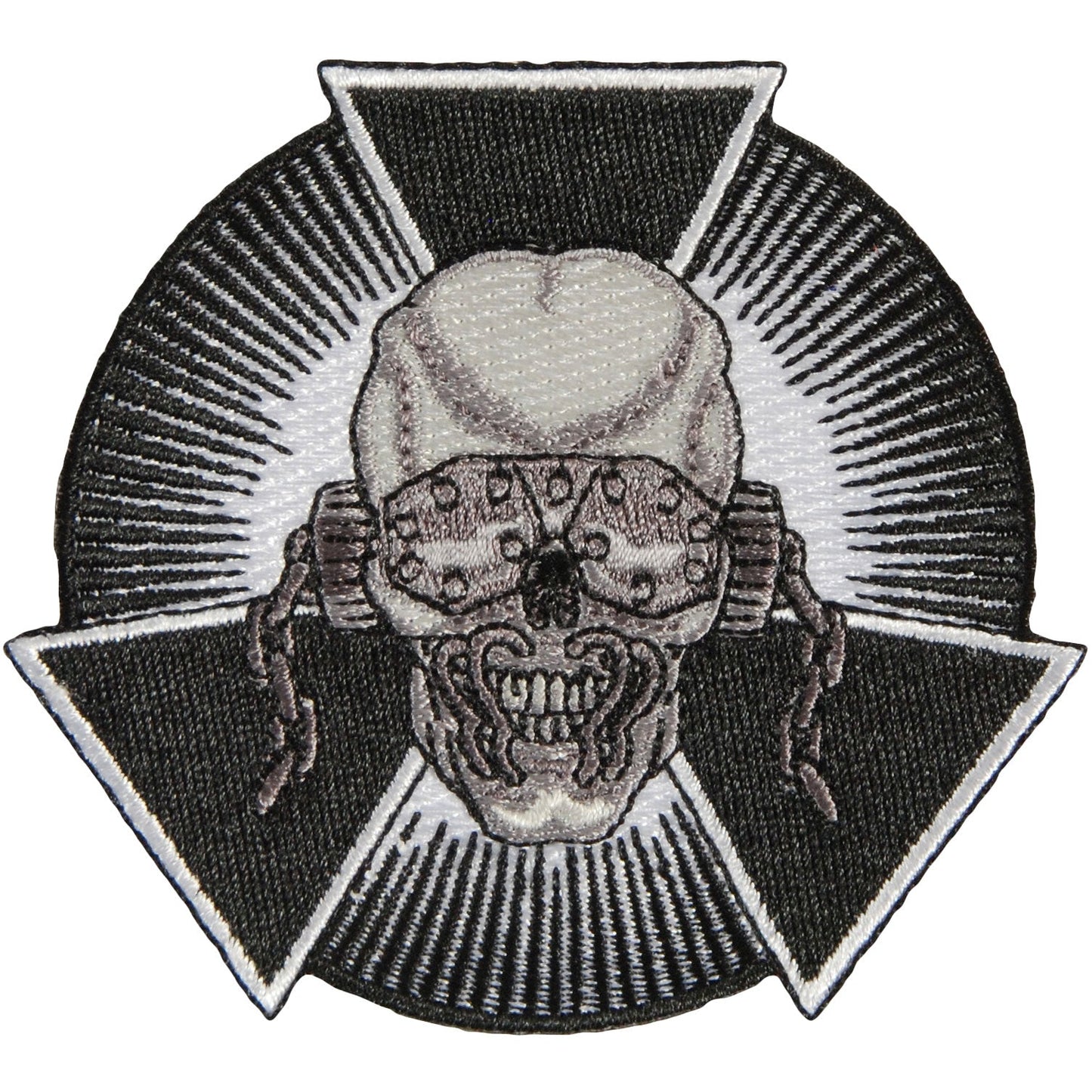 Megadeth Skull Burst Embroidered Patch