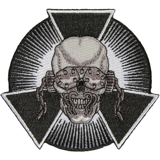 Megadeth Skull Burst Embroidered Patch