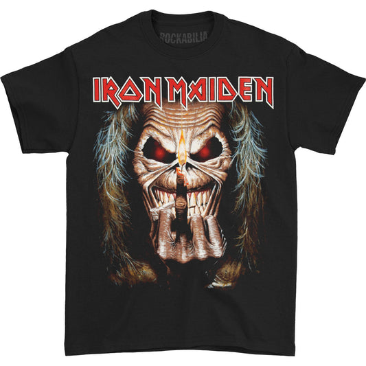 Iron Maiden Eddie Candle Finger T-shirt