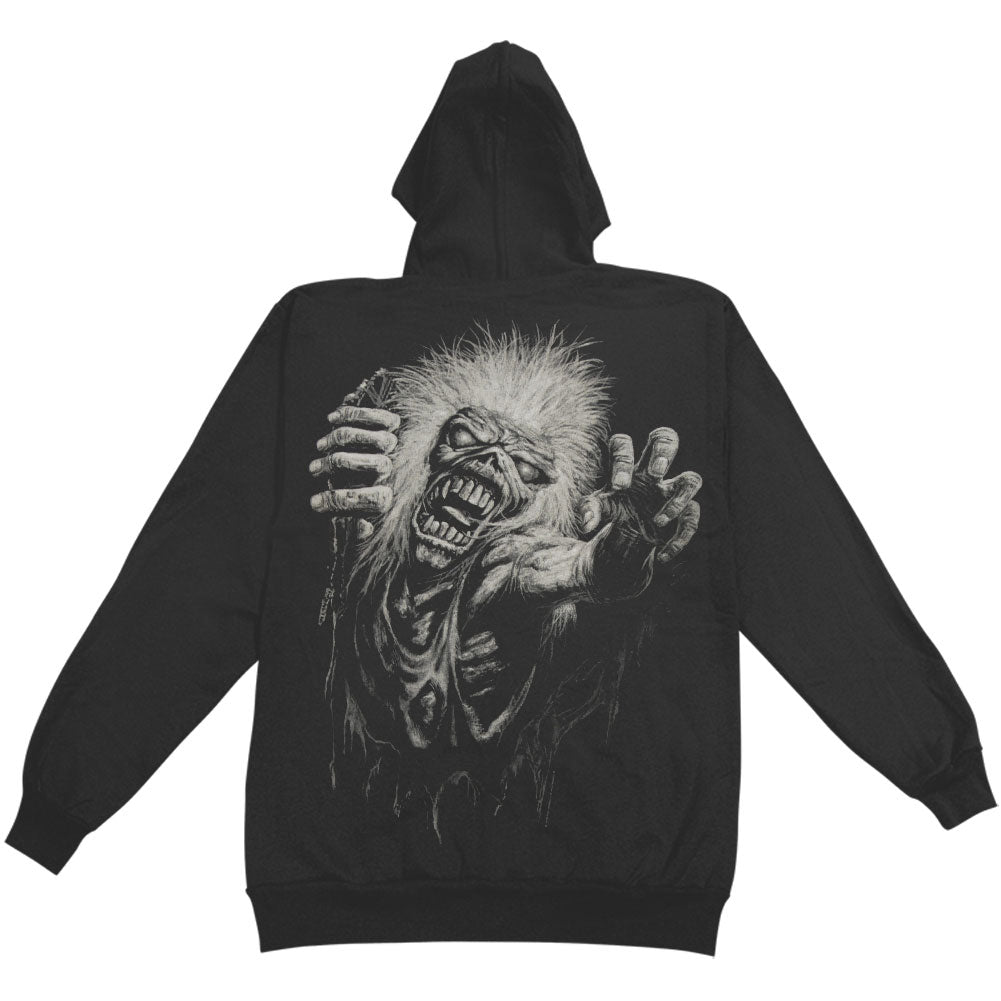 Iron Maiden No Prayer (Back Print) Zippered Hooded Sweatshirt