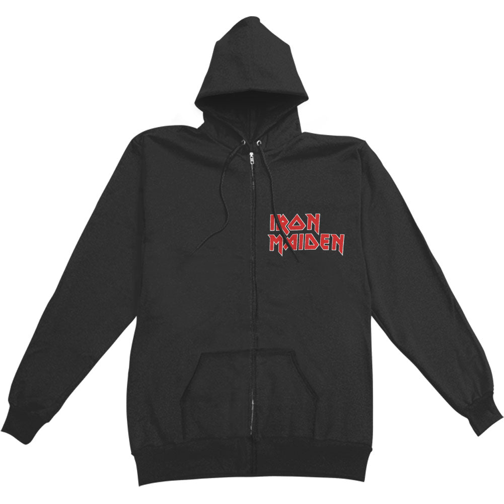 Iron Maiden No Prayer (Back Print) Zippered Hooded Sweatshirt