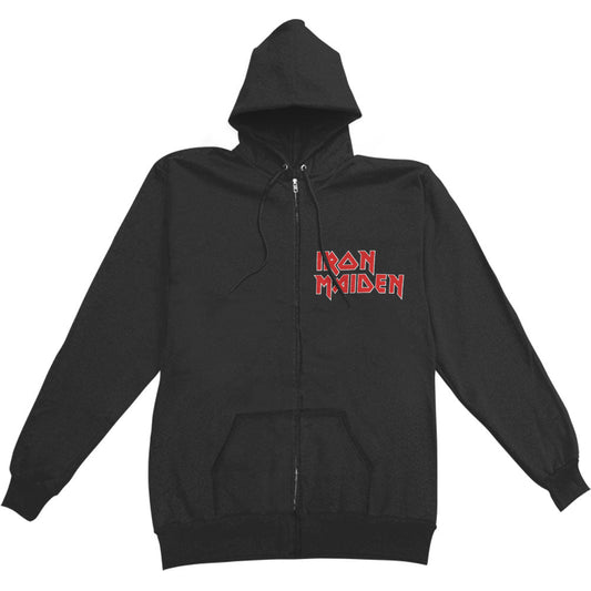 Iron Maiden No Prayer (Back Print) Zippered Hooded Sweatshirt