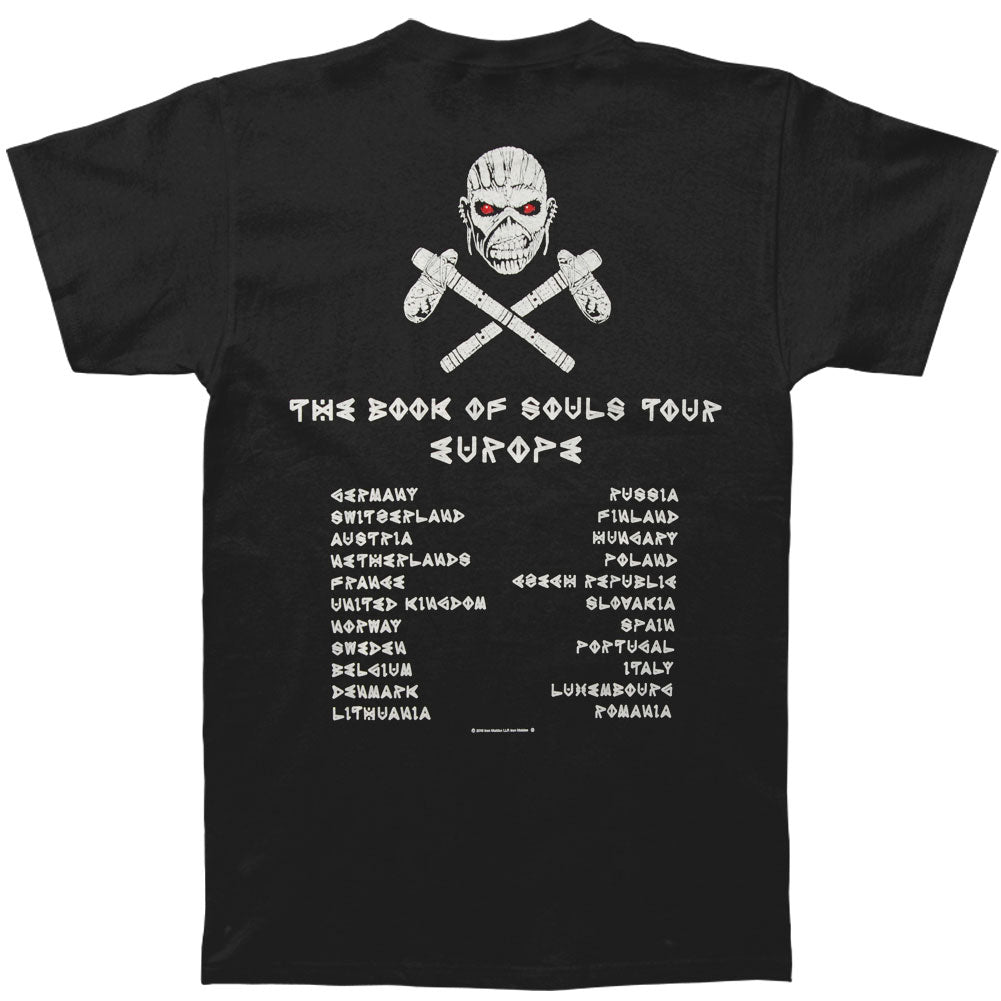 Iron Maiden Book Of Souls European Tour V.1 T-shirt