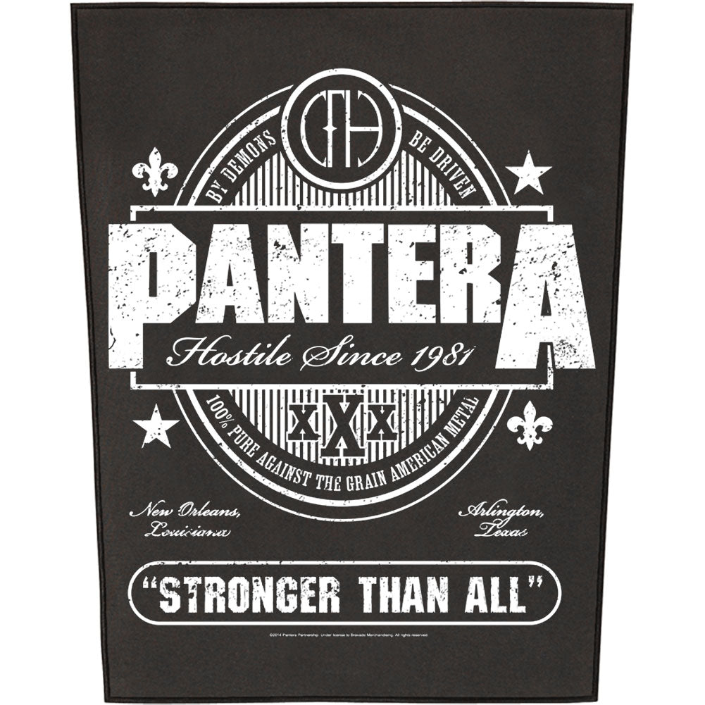 Pantera Stronger Than All Back Patch