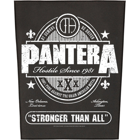Pantera Stronger Than All Back Patch