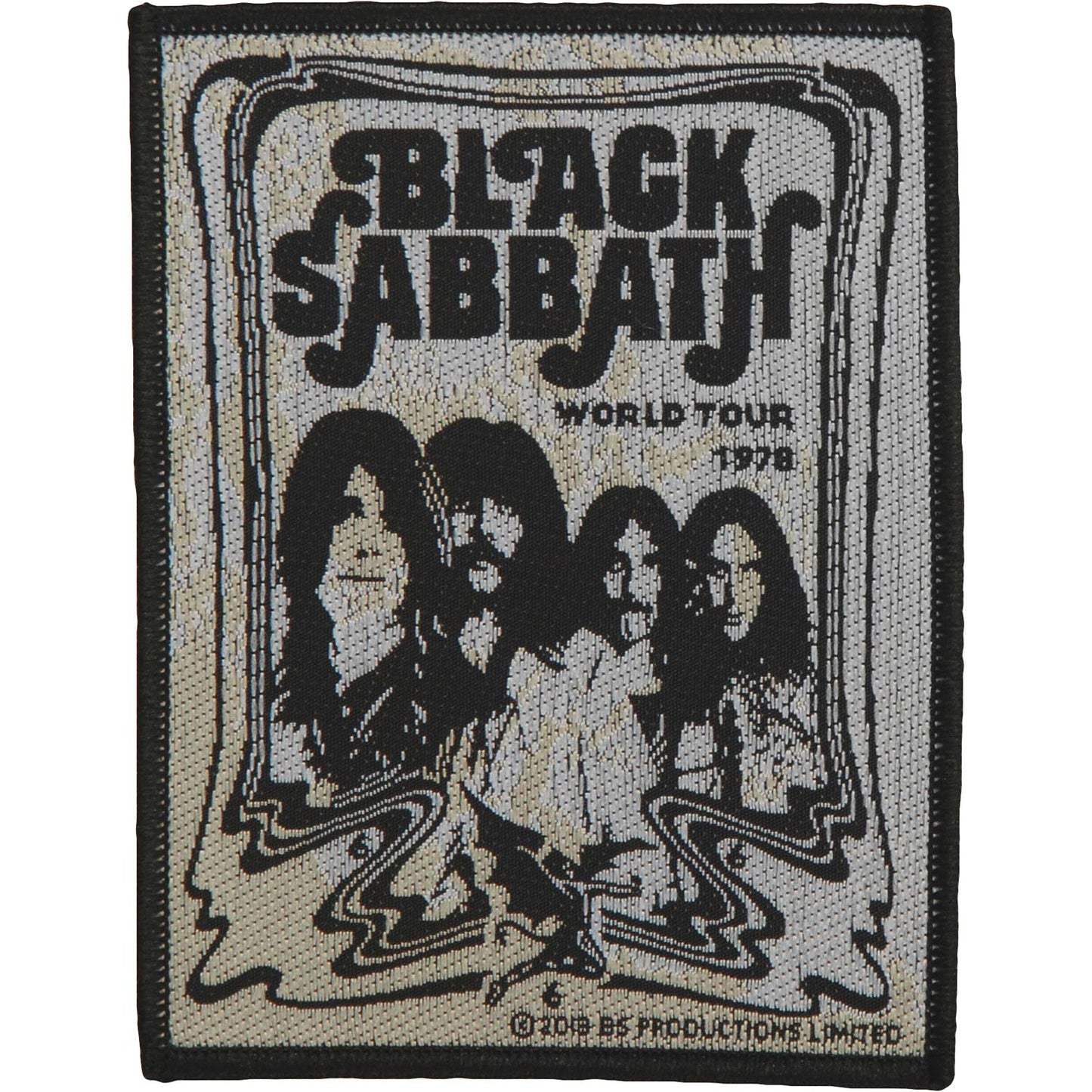 Black Sabbath Band Woven Patch