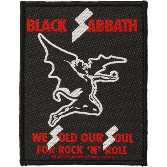 Black Sabbath Sold Our Souls Woven Patch