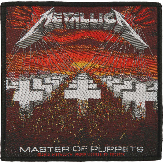 Metallica Master Of Puppets Woven Patch