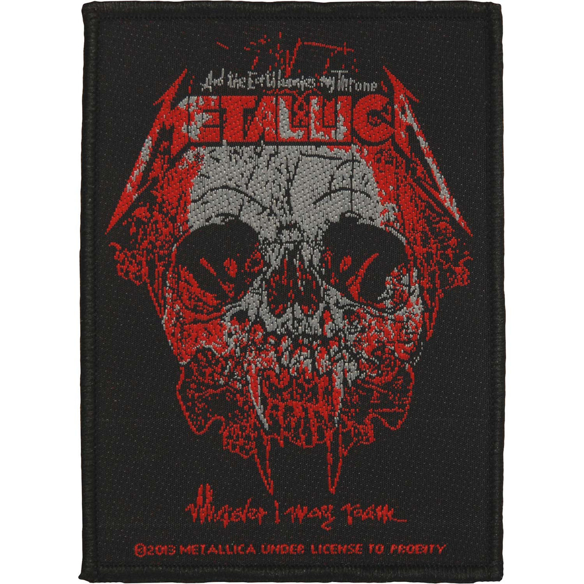 Metallica Wherever I May Roam Woven Patch