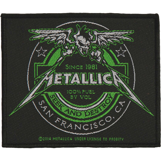 Metallica Beer Label Woven Patch