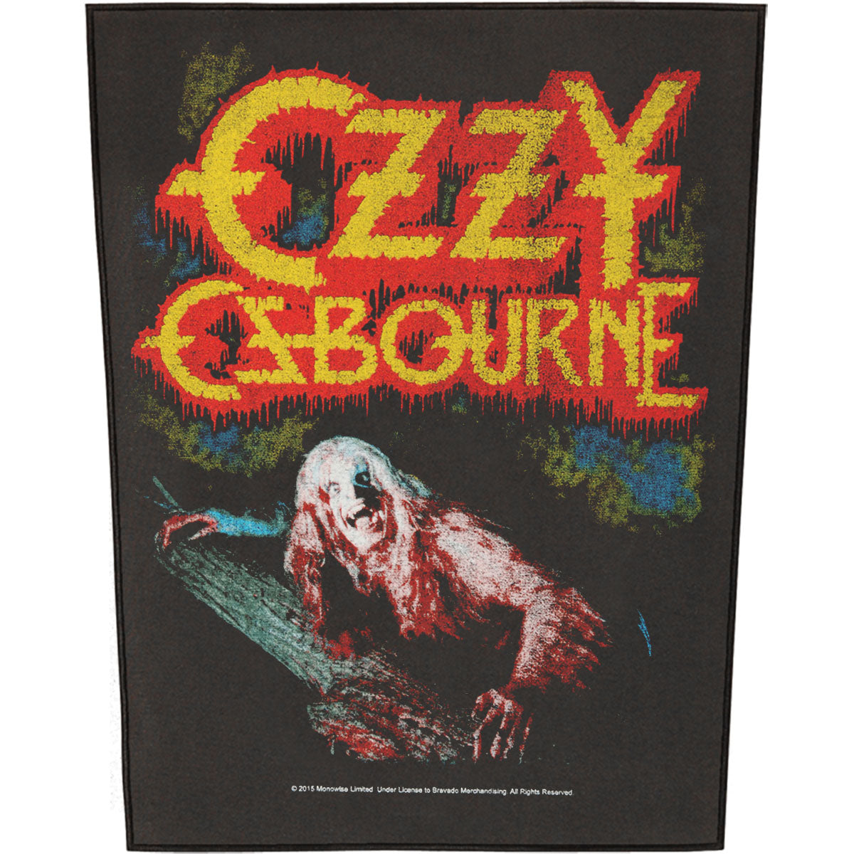 Ozzy Osbourne Bark At The Moon Back Patch