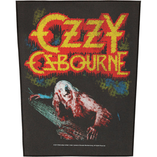 Ozzy Osbourne Bark At The Moon Back Patch
