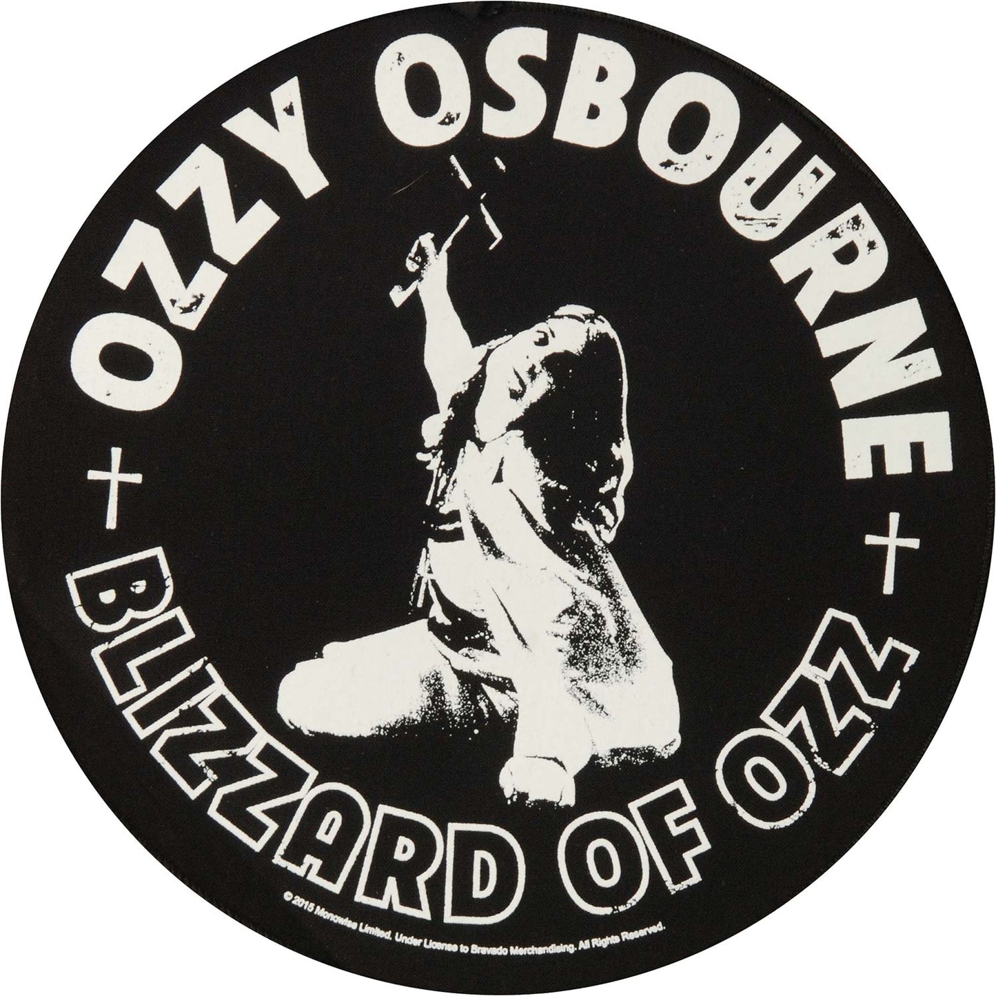Ozzy Osbourne Blizzard Of Ozz Back Patch