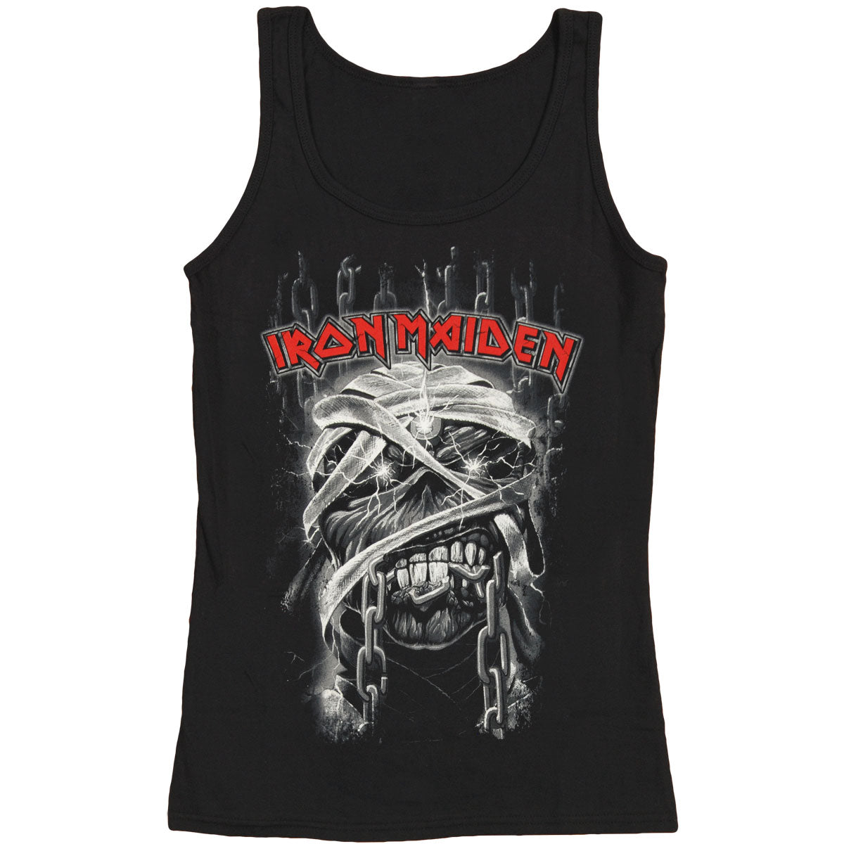 Iron Maiden Mummy Chains Womens Tank