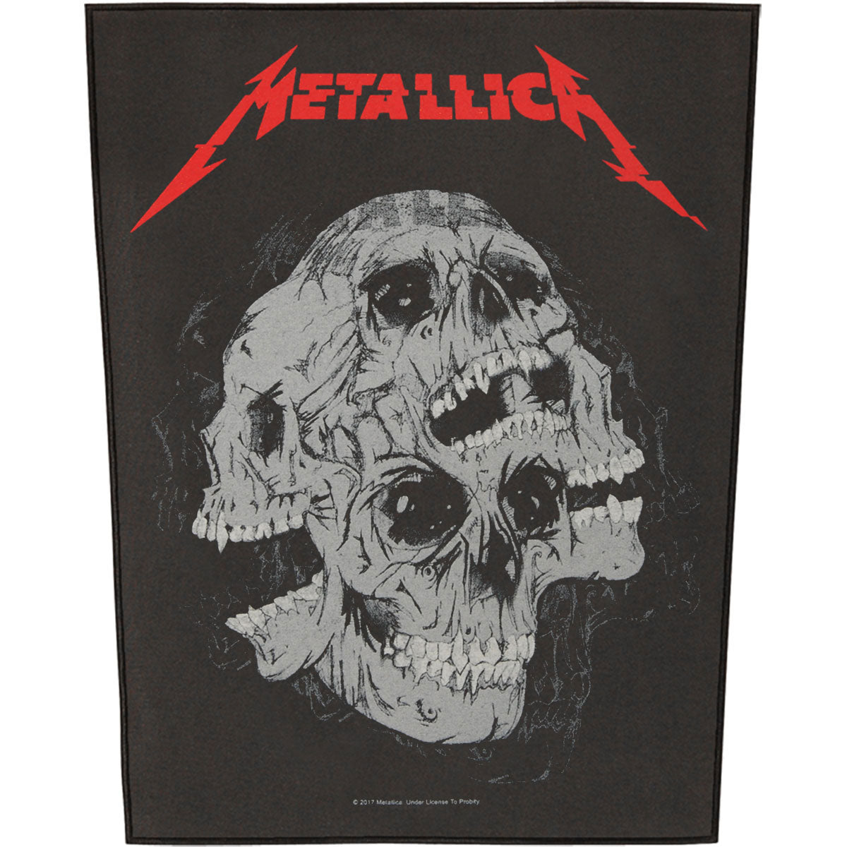 Metallica Skulls Back Patch