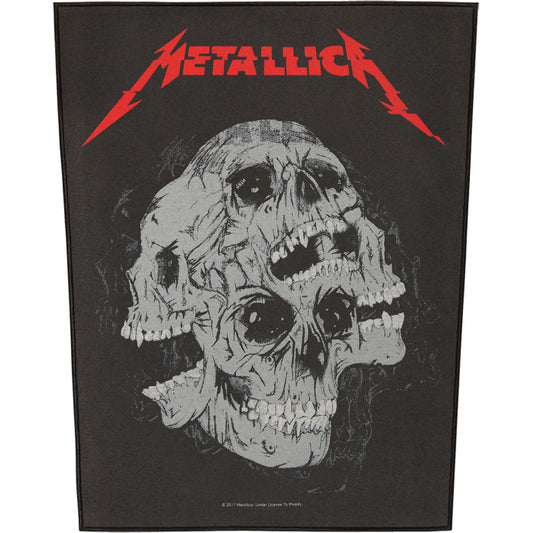 Metallica Skulls Back Patch