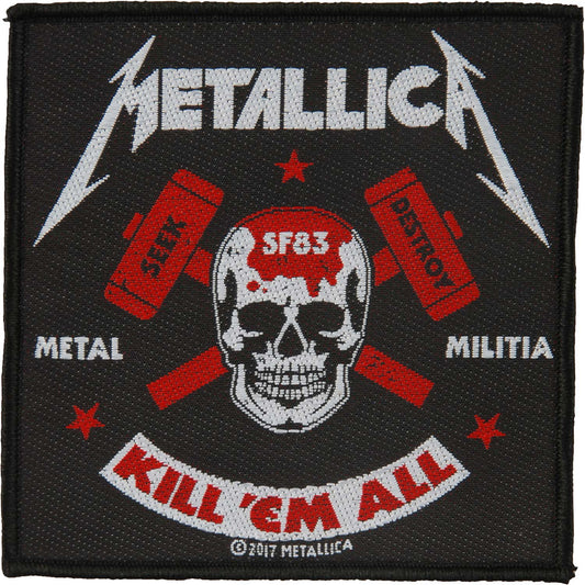 Metallica Metal Militia Woven Patch