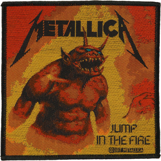 Metallica Jump In The Fire Woven Patch