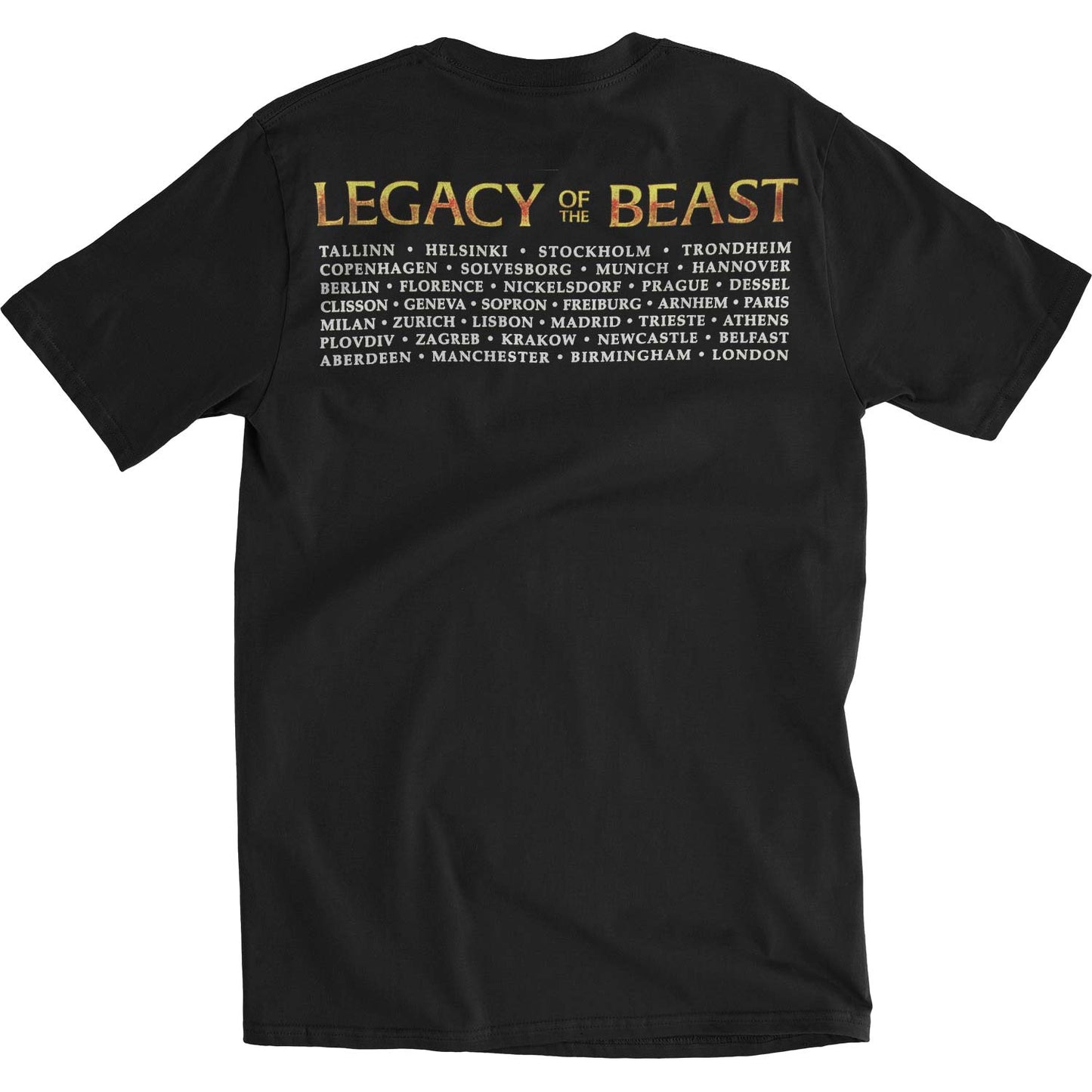 Iron Maiden Legacy Of The Beast Tour Slim Fit T-shirt