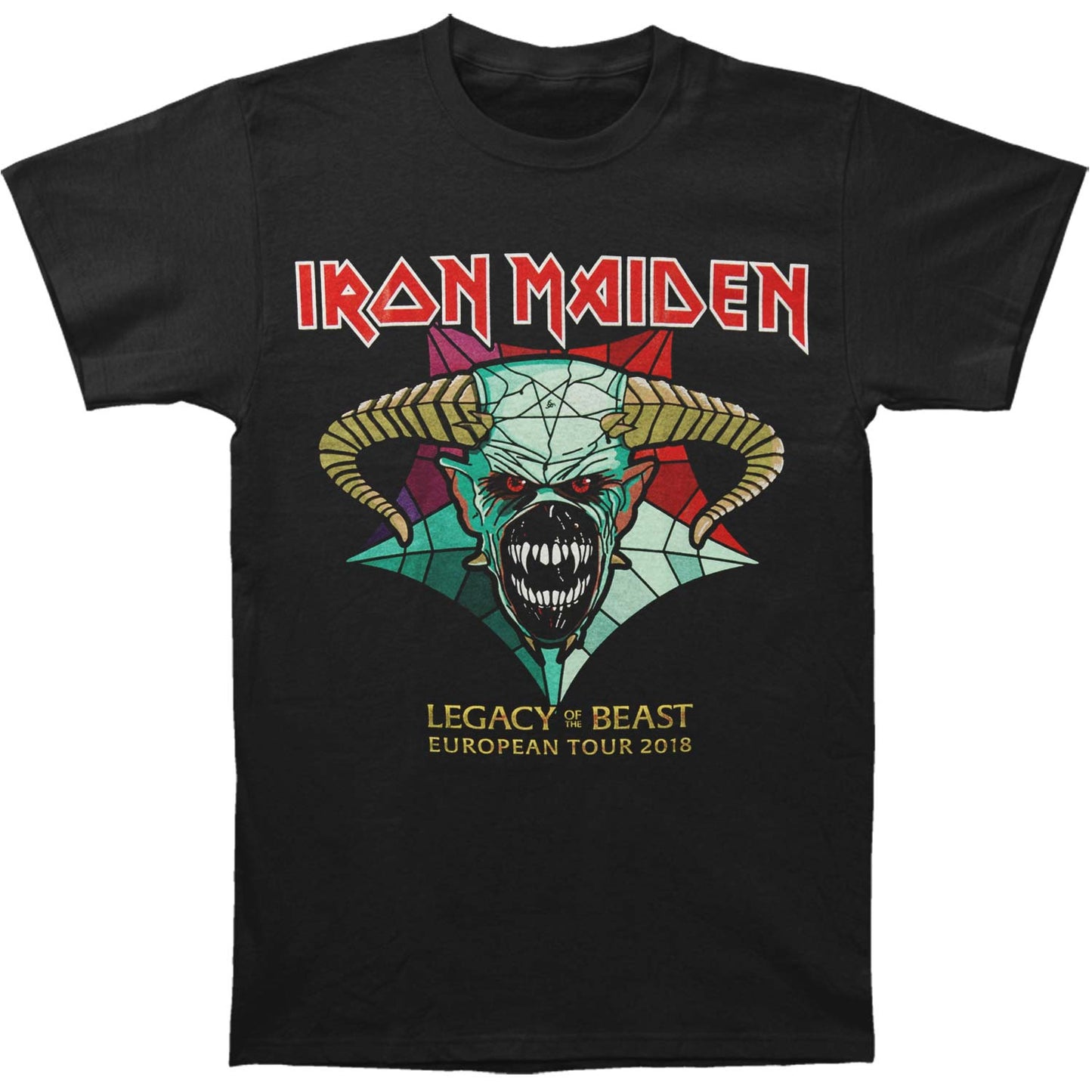 Iron Maiden Legacy Of The Beast Tour Slim Fit T-shirt