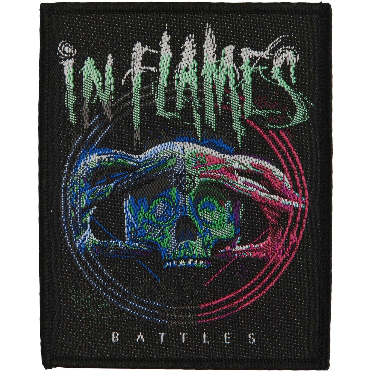 In Flames Battles Woven Patch