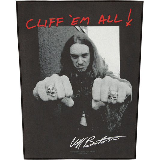 Metallica Cliff'em All Back Patch