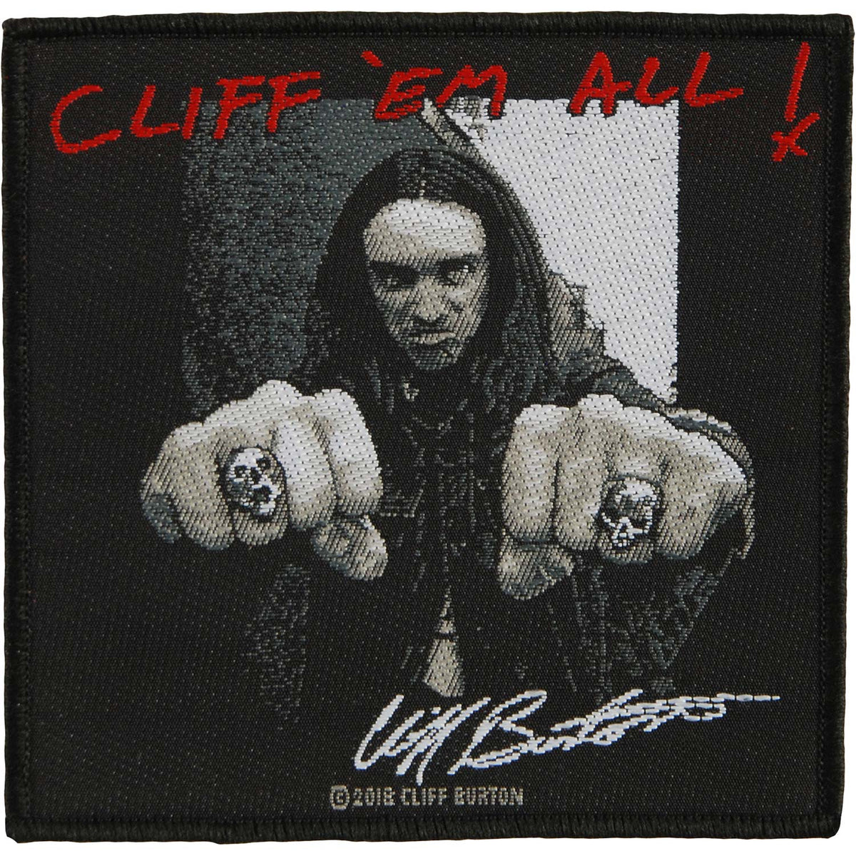 Metallica Cliff'em All Woven Patch