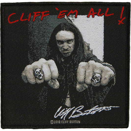 Metallica Cliff'em All Woven Patch