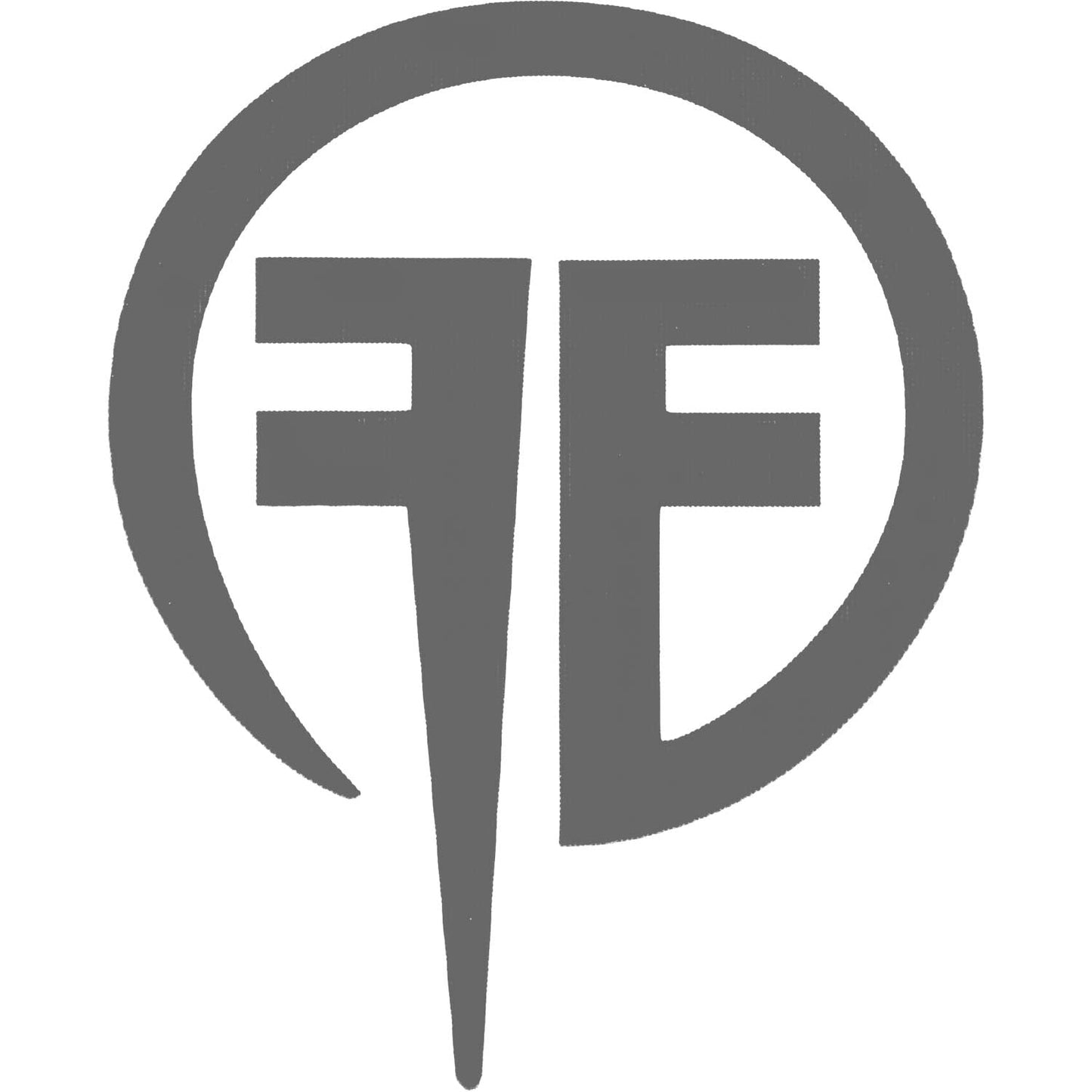 Fear Factory Vinyl Cut Logo (Grey) Peel & Rub Sticker