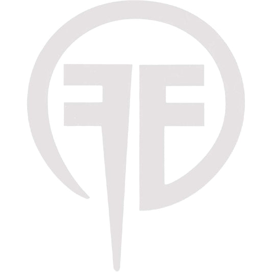Fear Factory Vinyl Cut Logo (White) Peel & Rub Sticker