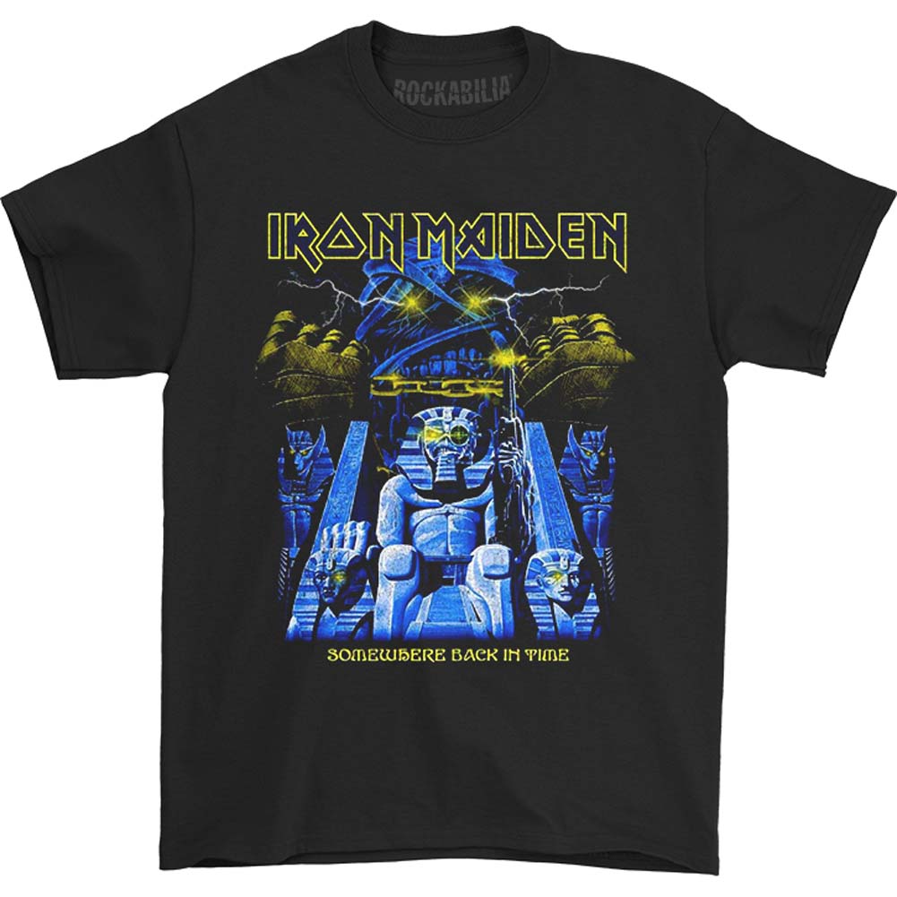 Iron Maiden Back In Time Mummy Slim Fit T-shirt