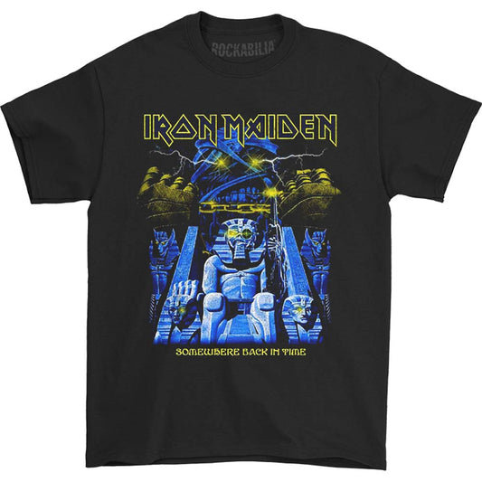 Iron Maiden Back In Time Mummy Slim Fit T-shirt