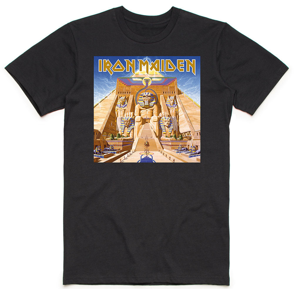Iron Maiden Powerslave Album Cover Box Slim Fit T-shirt