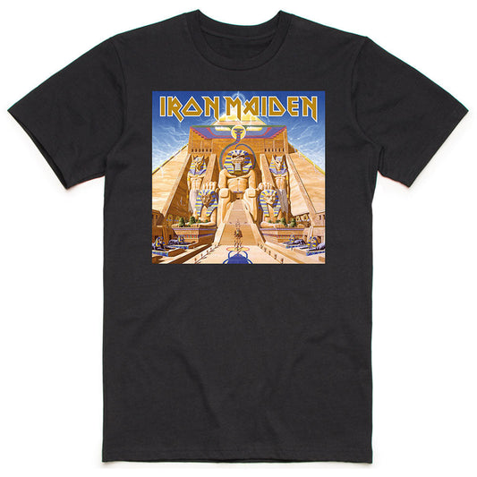 Iron Maiden Powerslave Album Cover Box Slim Fit T-shirt