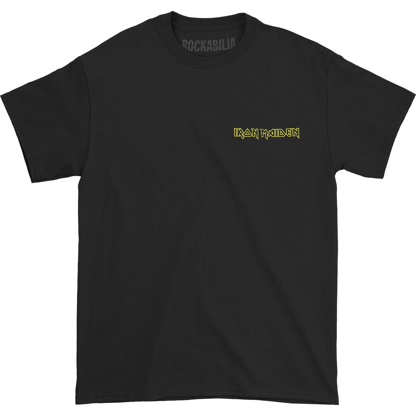 Iron Maiden Powerslave Head & Logo (Back Print) Slim Fit T-shirt