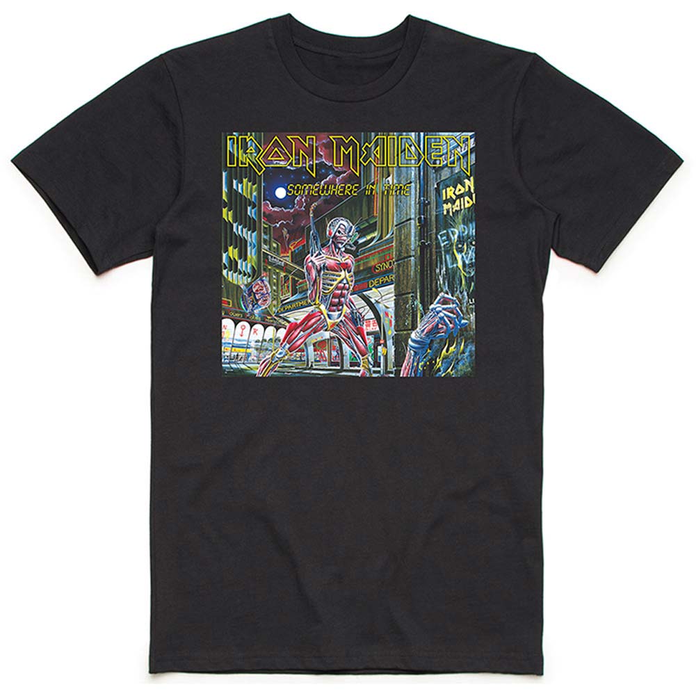 Iron Maiden Somewhere In Time Box Slim Fit T-shirt