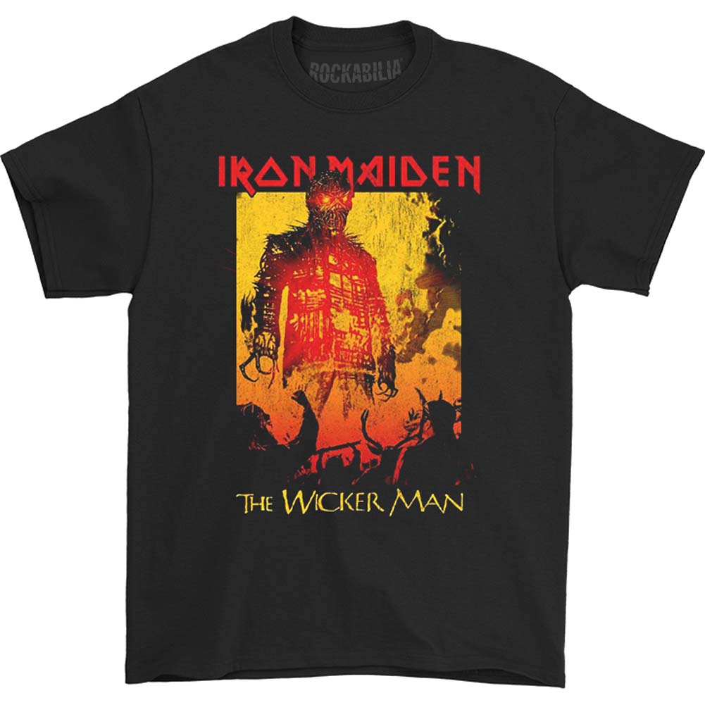 Iron Maiden The Wicker Man Fire Slim Fit T-shirt