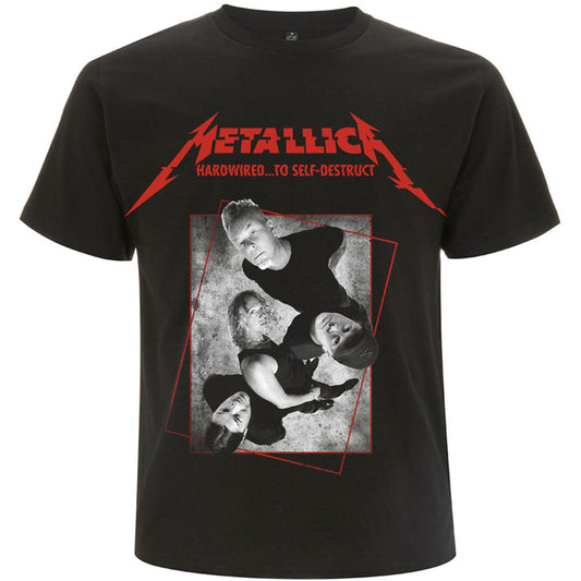Metallica Hardwired Band Concrete Slim Fit T-shirt