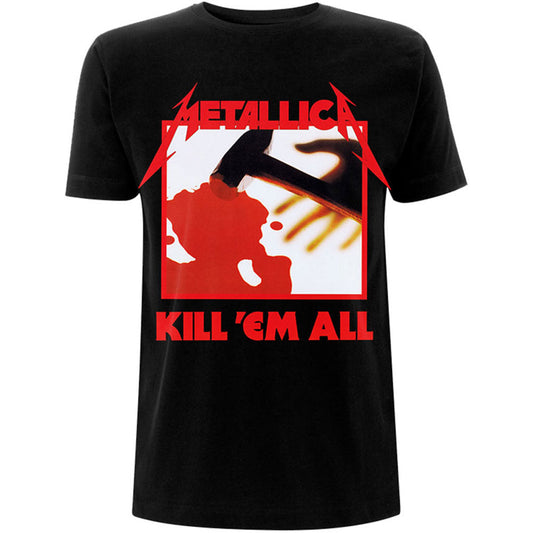 Metallica Kill 'Em All Tracks (Back Print) Slim Fit T-shirt