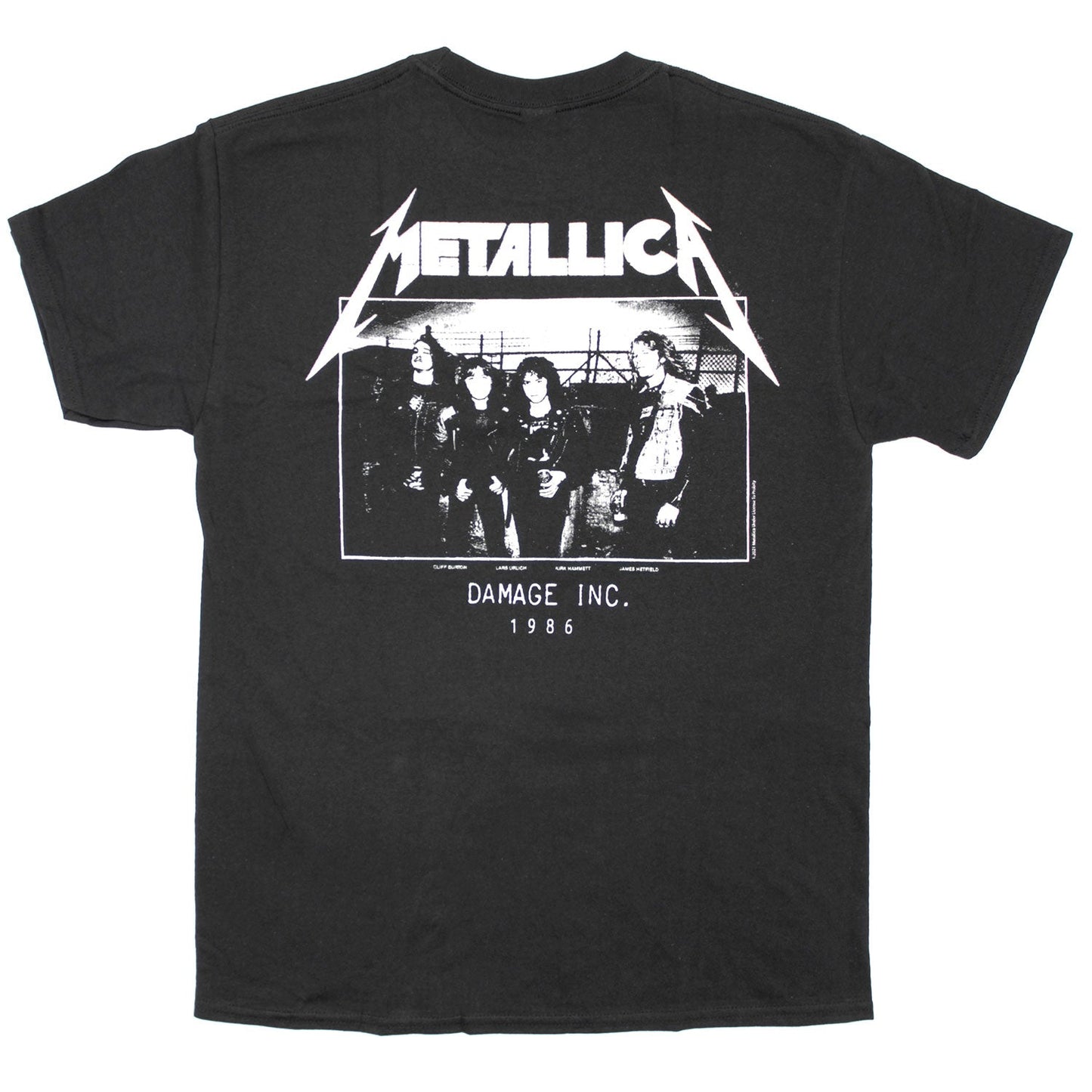 Metallica Master of Puppets Photo (Back Print) Slim Fit T-shirt