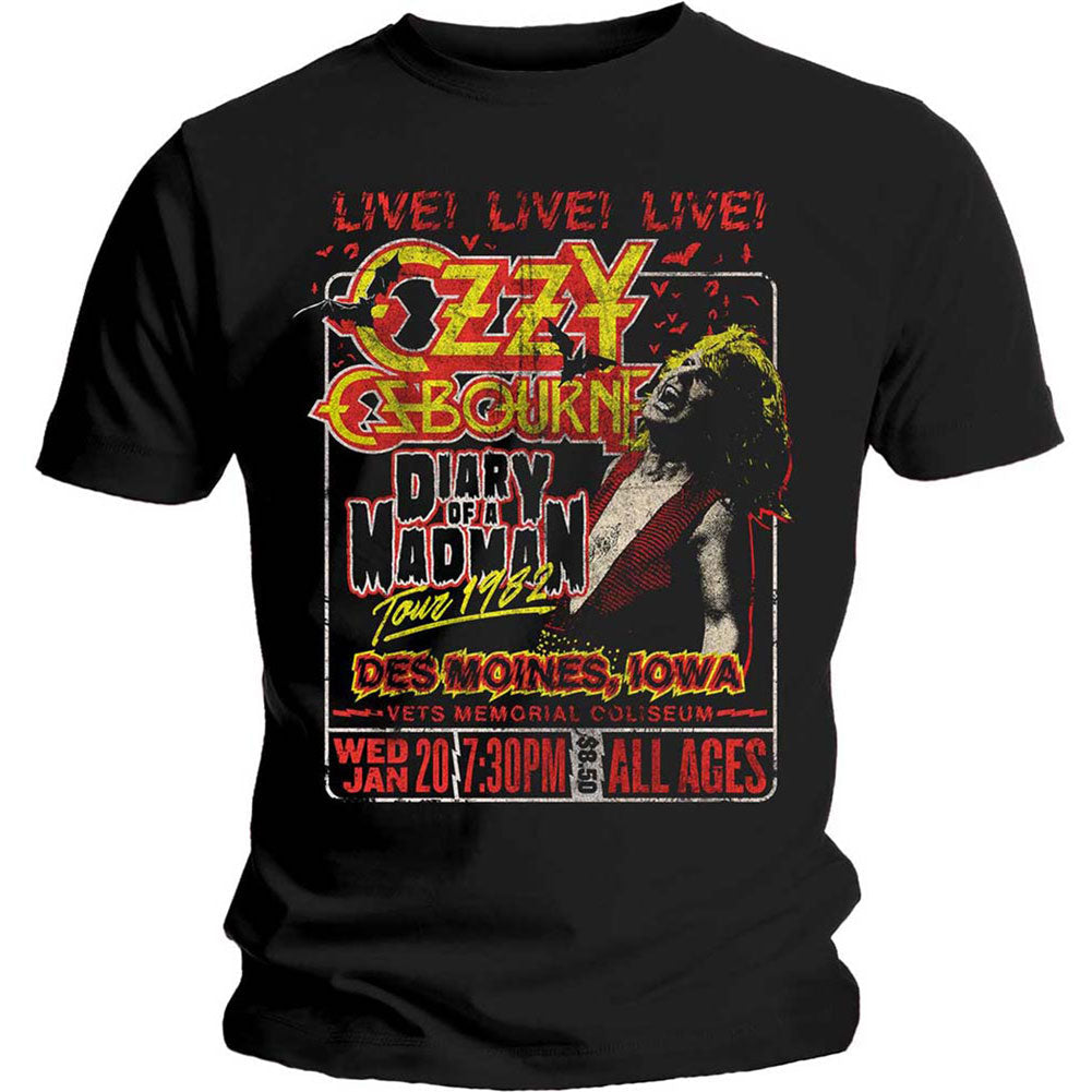 Ozzy Osbourne Diary of a Madman Tour Slim Fit T-shirt