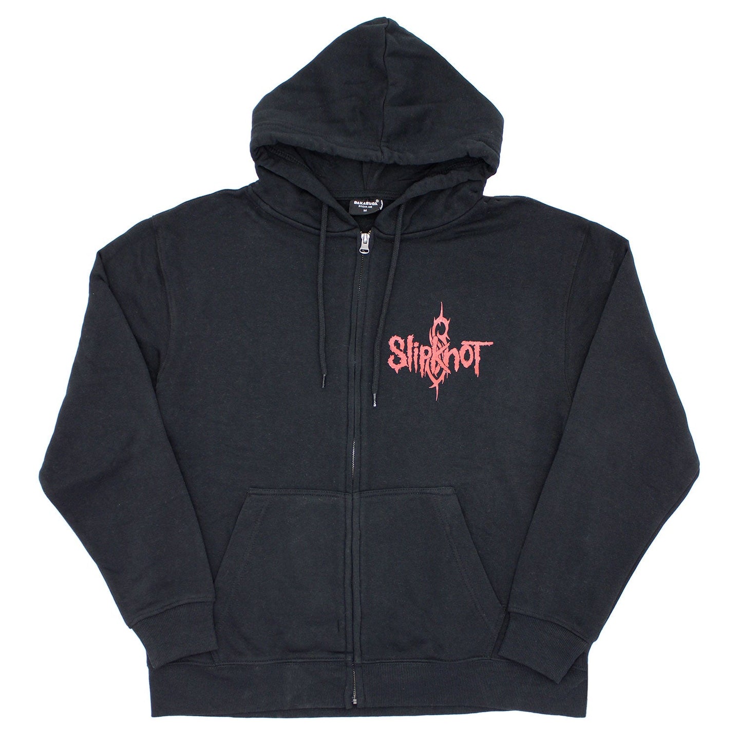 9 Point Star (Back Print) Zippered Hooded Sweatshirt