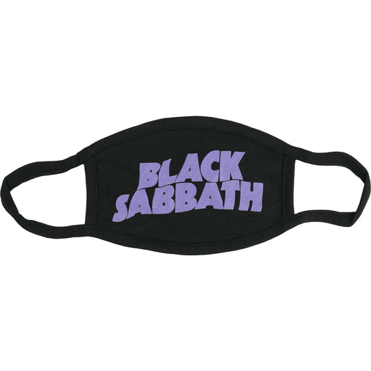 Black Sabbath Wavy Logo Face Mask