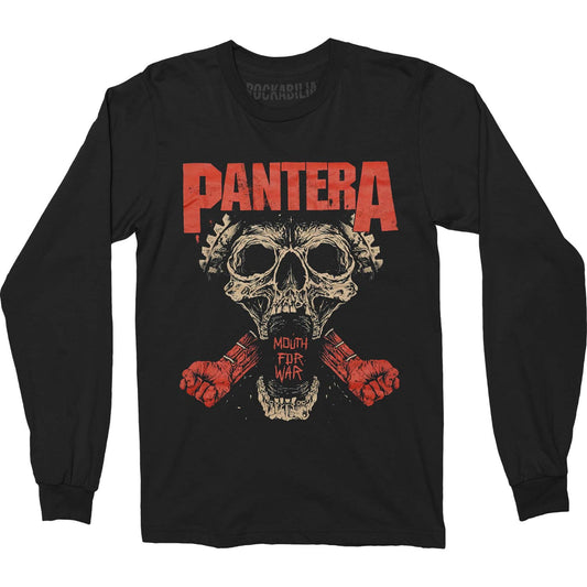 Pantera Mouth For War (Back Print) Long Sleeve