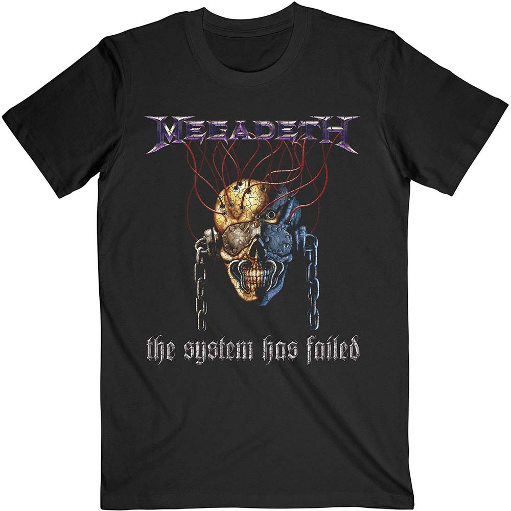 Megadeth Systems Fail Slim Fit T-shirt