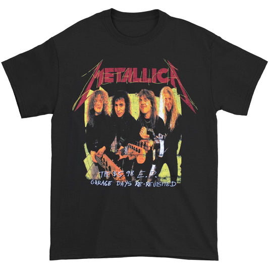 Metallica Garage Photo Yellow (Back Print) Slim Fit T-shirt