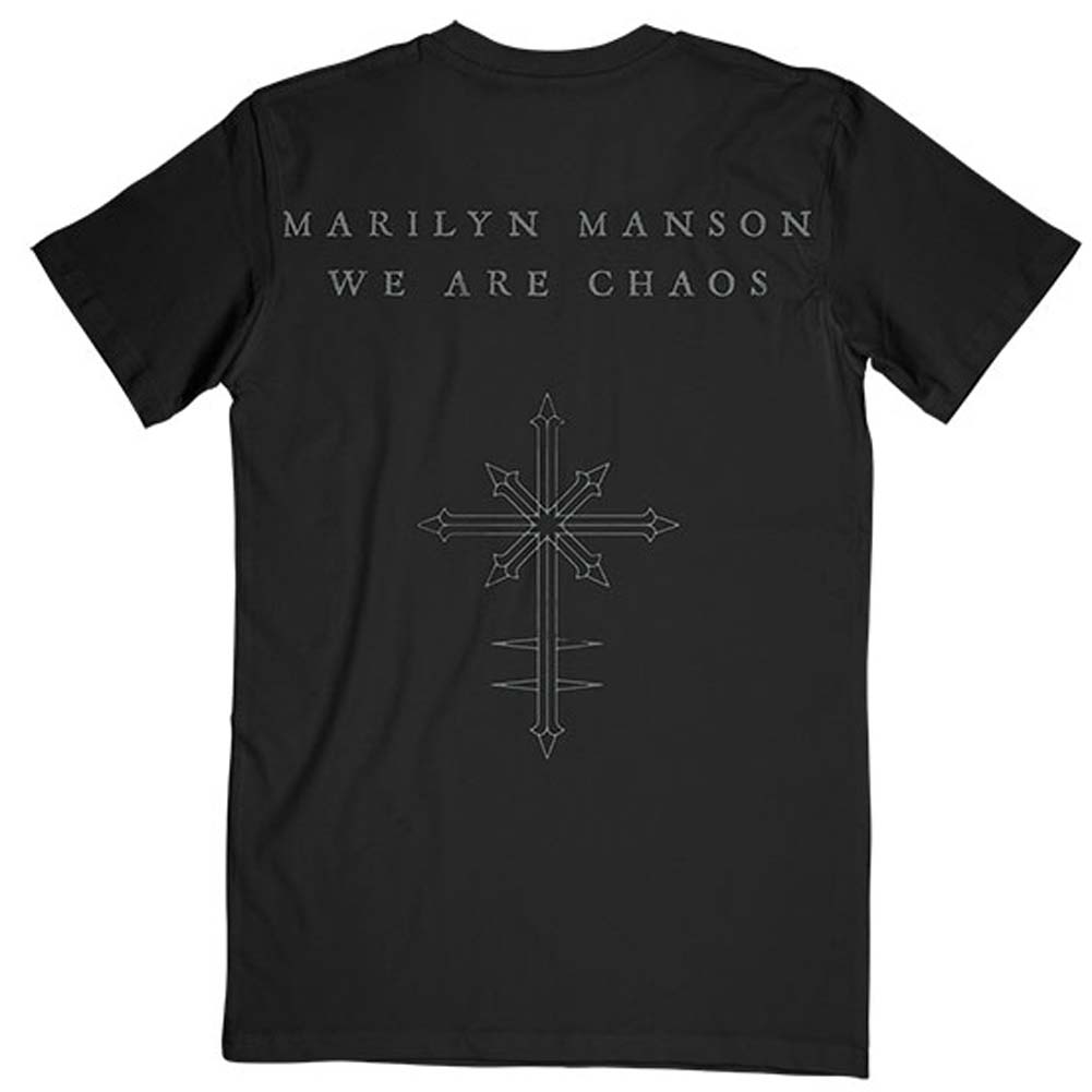 Marilyn Manson We Are Chaos (Back Print) Slim Fit T-shirt
