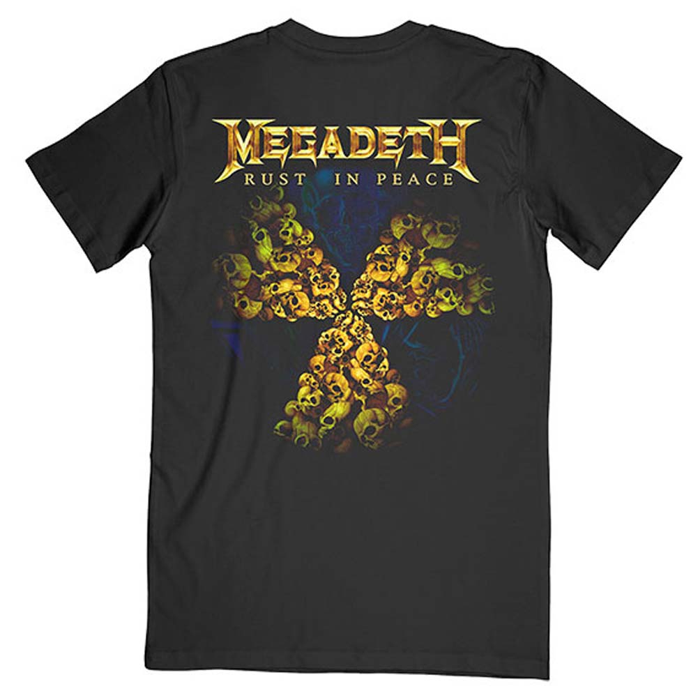 Megadeth Rust In Peace 30th Anniversary (Back Print) Slim Fit T-shirt