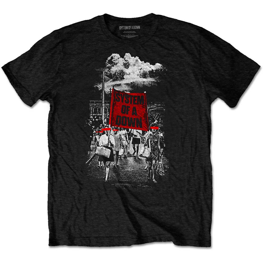 System Of A Down Banner Marches Slim Fit T-shirt